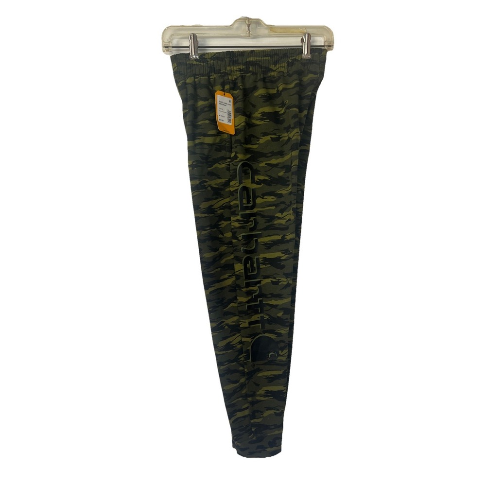 Carhartt Fleece Camo Sweatpant Joggers Boys Youth Size Medium (10-12) Camouflage